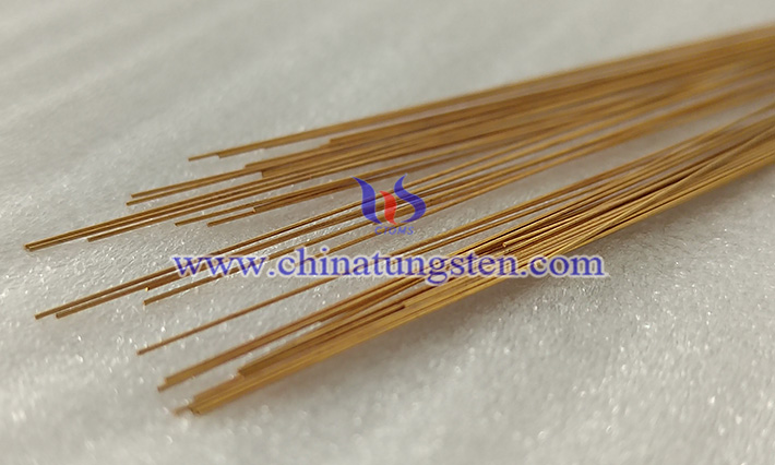 gold plated tungsten wire image 