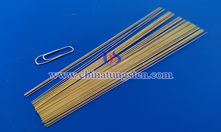 gold plated tungsten wire image 