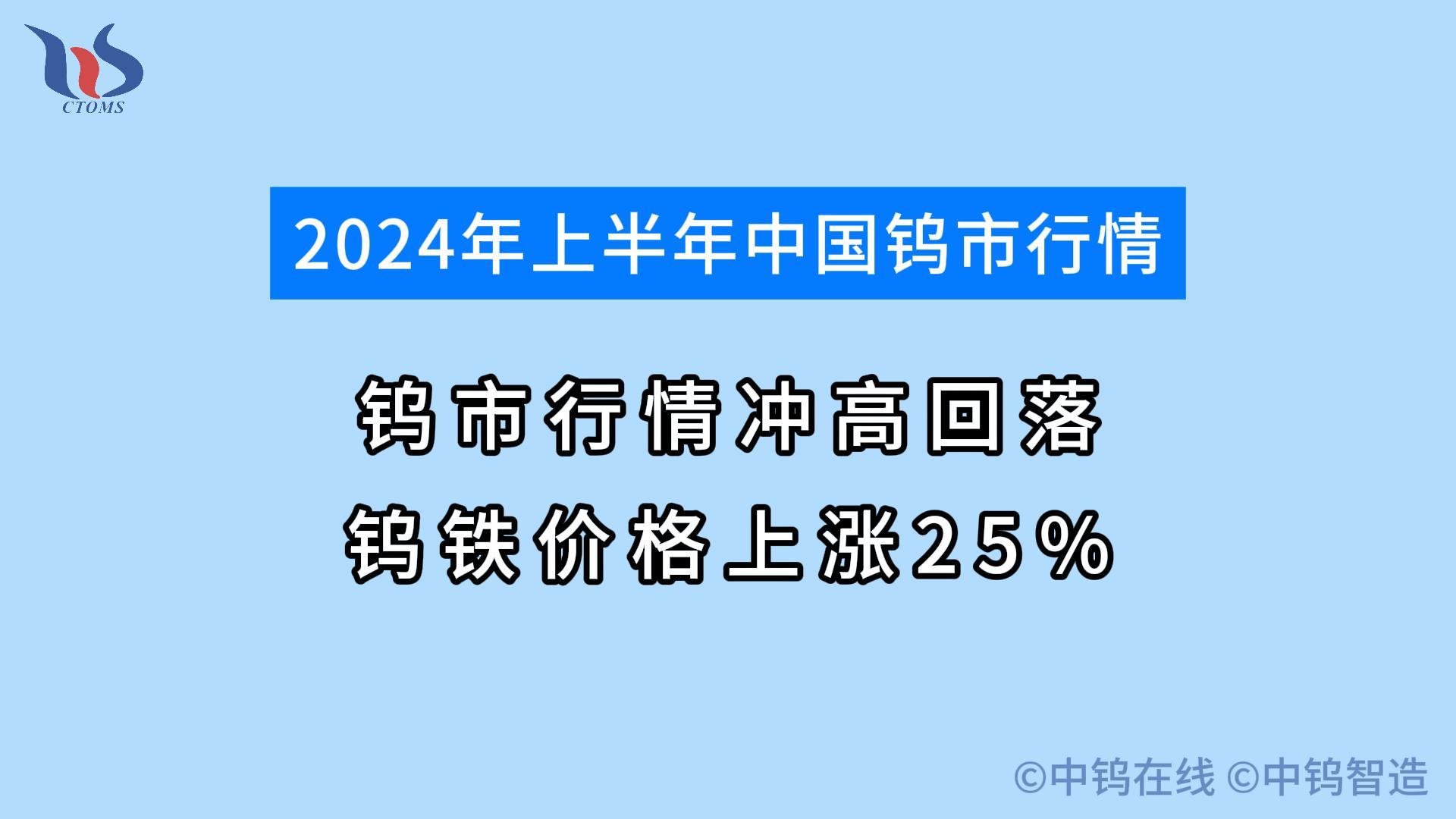 2024年上半年钨市行情如何