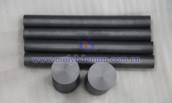 black TZM rods photo 