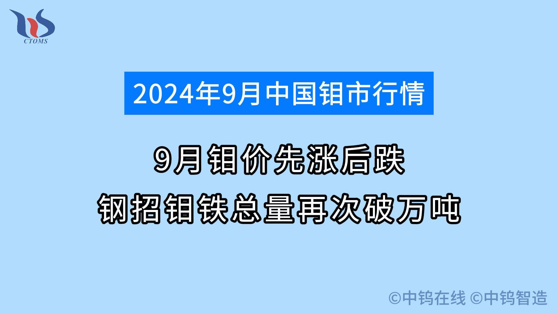 2024年9月钼价行情如何