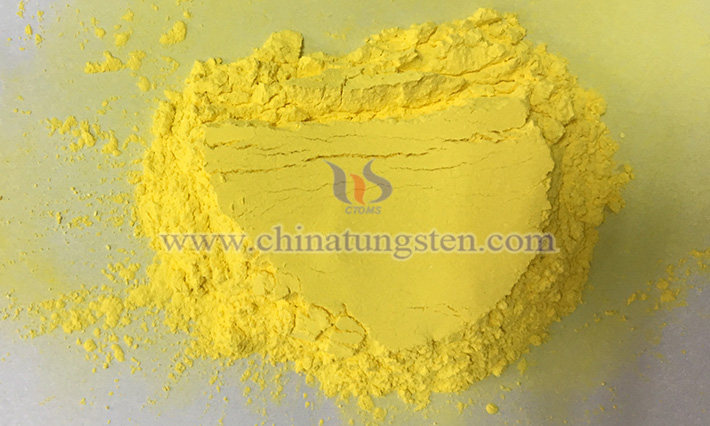 Yellow tungsten oxide picture from China Tungsten Online