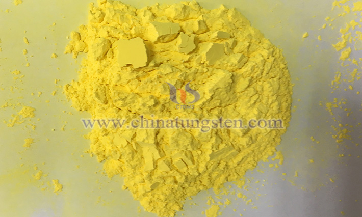 Yellow tungsten oxide picture from China Tungsten Online