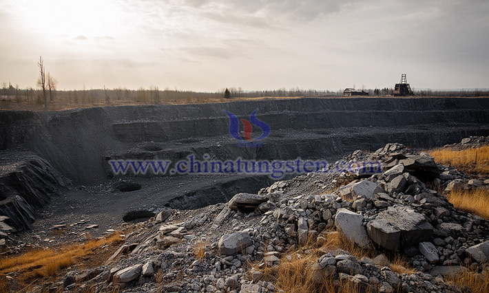 Tungsten mine picture