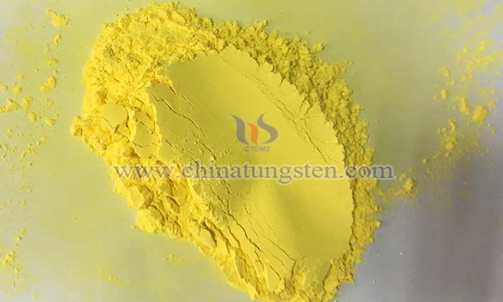 Yellow tungsten oxide picture