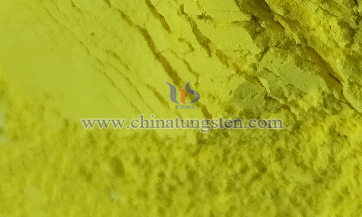 yellow tungsten oxide picture