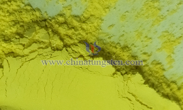 yellow tungsten oxide picture