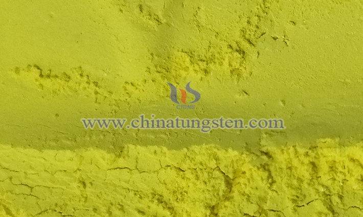 yellow tungsten oxide picture