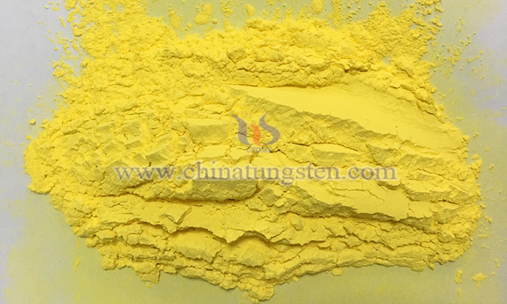 Yellow tungsten oxide picture