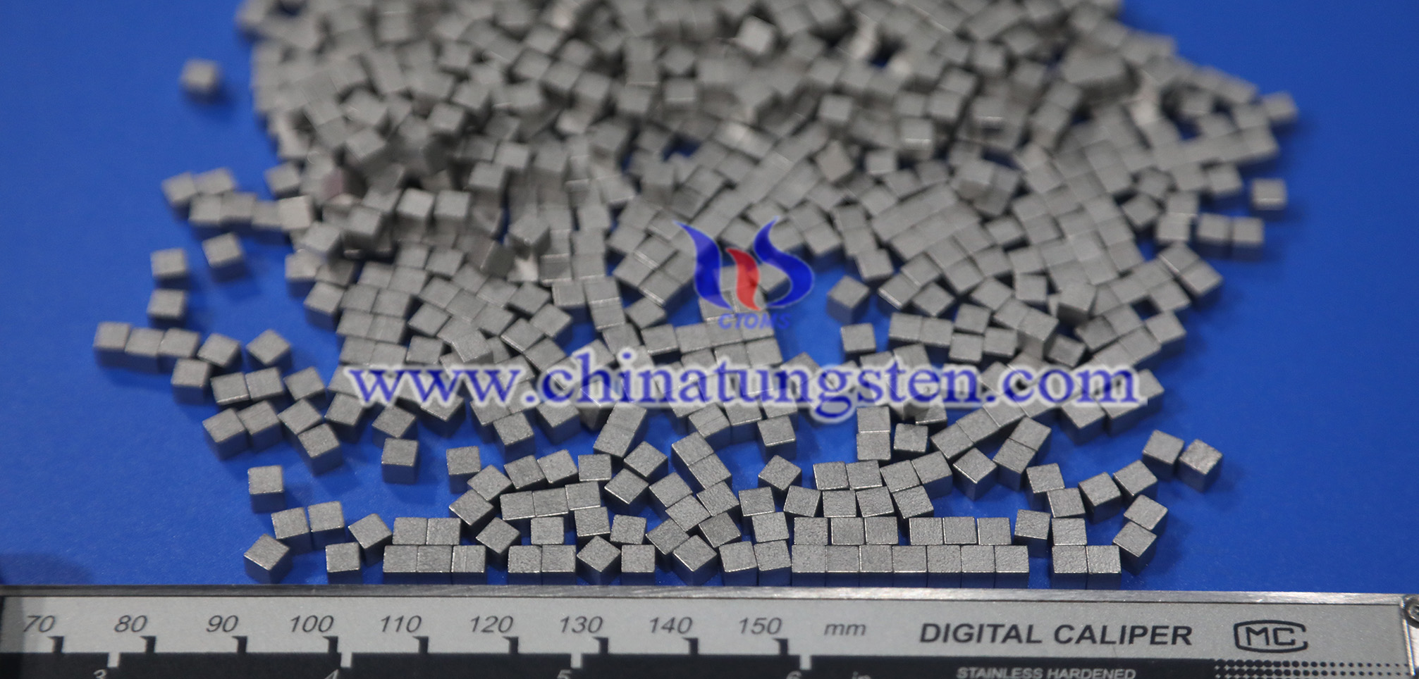 Tungsten alloy cube photo