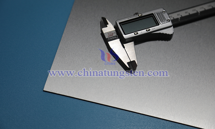 Picture of tungsten sheet