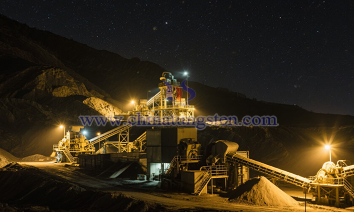 Tungsten mine picture