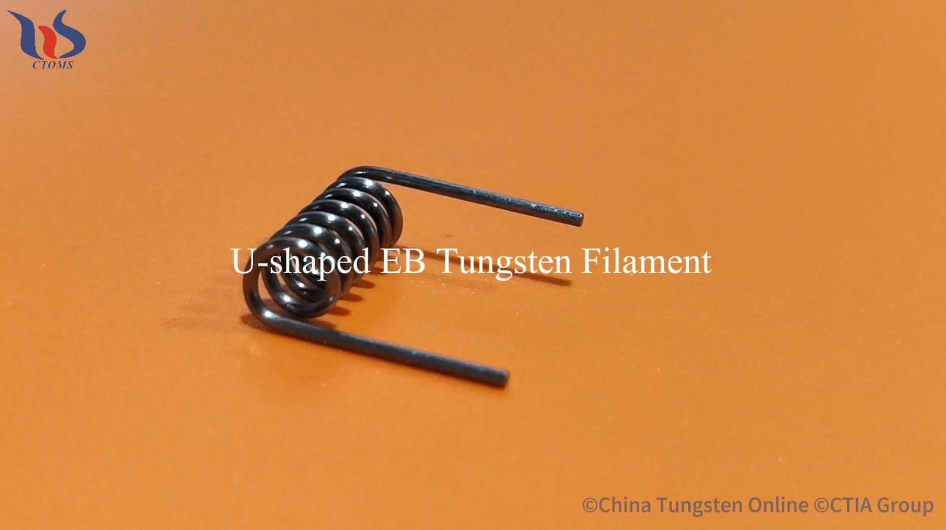 U-shaped EB tungsten filament photo U-shaped EB tungsten filament photo