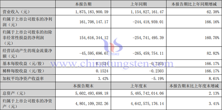 中国稀土2025年上半年业绩公告