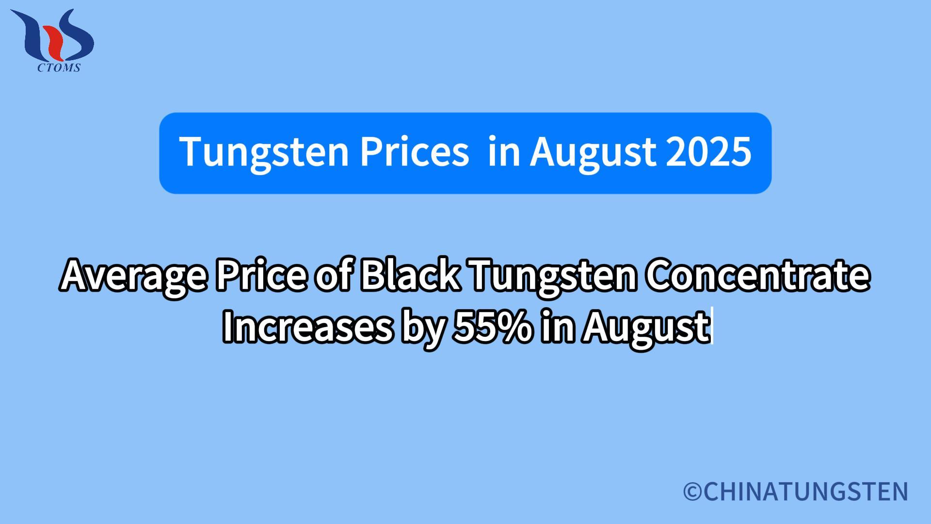 What will the tungsten concentrate market look like in august 2025 What will the tungsten concentrate market look like in august 2025