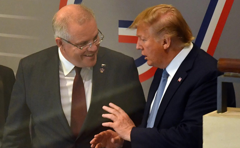 Morrison and Trump will visit an Australian-owned paper recycling mill picture