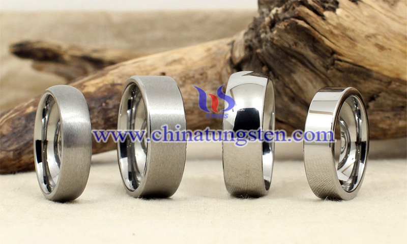 Solid tungsten carbide ring image