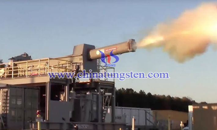 US Navy test fires futuristic railgun picture US Navy test fires futuristic railgun picture