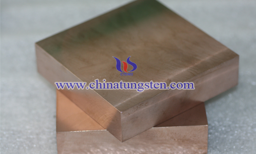 tungsten copper block picture