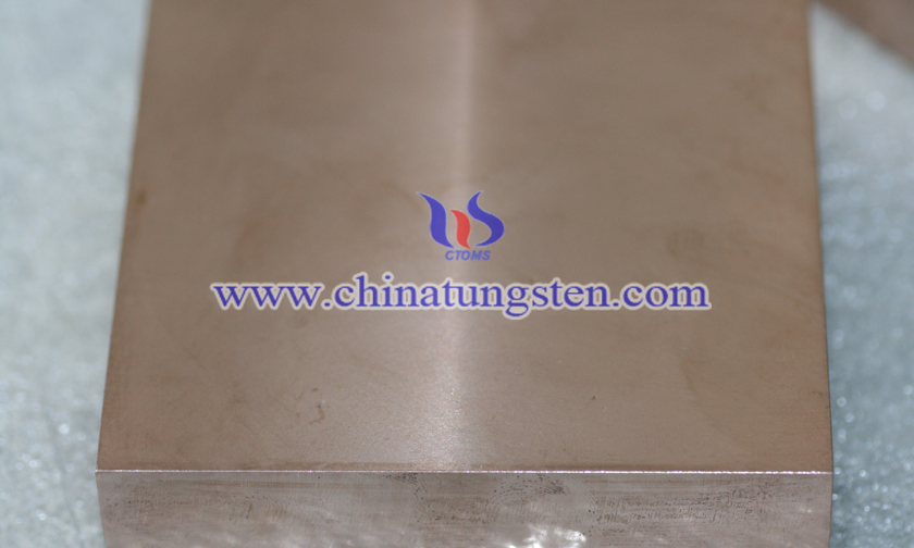 tungsten copper weight block picture