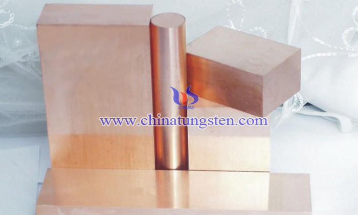 tungsten copper block picture