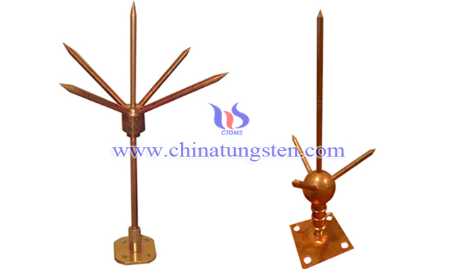 tungsten copper lightning rod picture