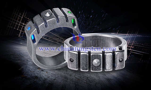  tungsten steel anti wolf ring picture 