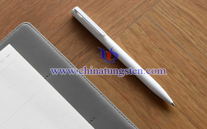 white color Xiaomi tungsten carbide bead gel pen image