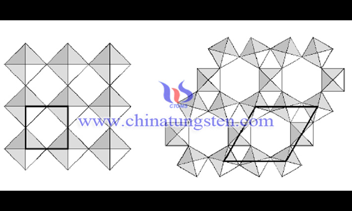 透明隔热材料用六方相三氧化钨的晶体结构图 透明隔热材料用六方相三氧化钨的晶体结构图